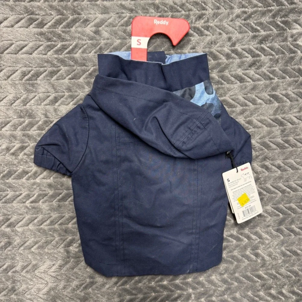Reddy Navy Blue Lined Surplus Dog Jacket Camo Lining‎ Small 3077097 (1462)